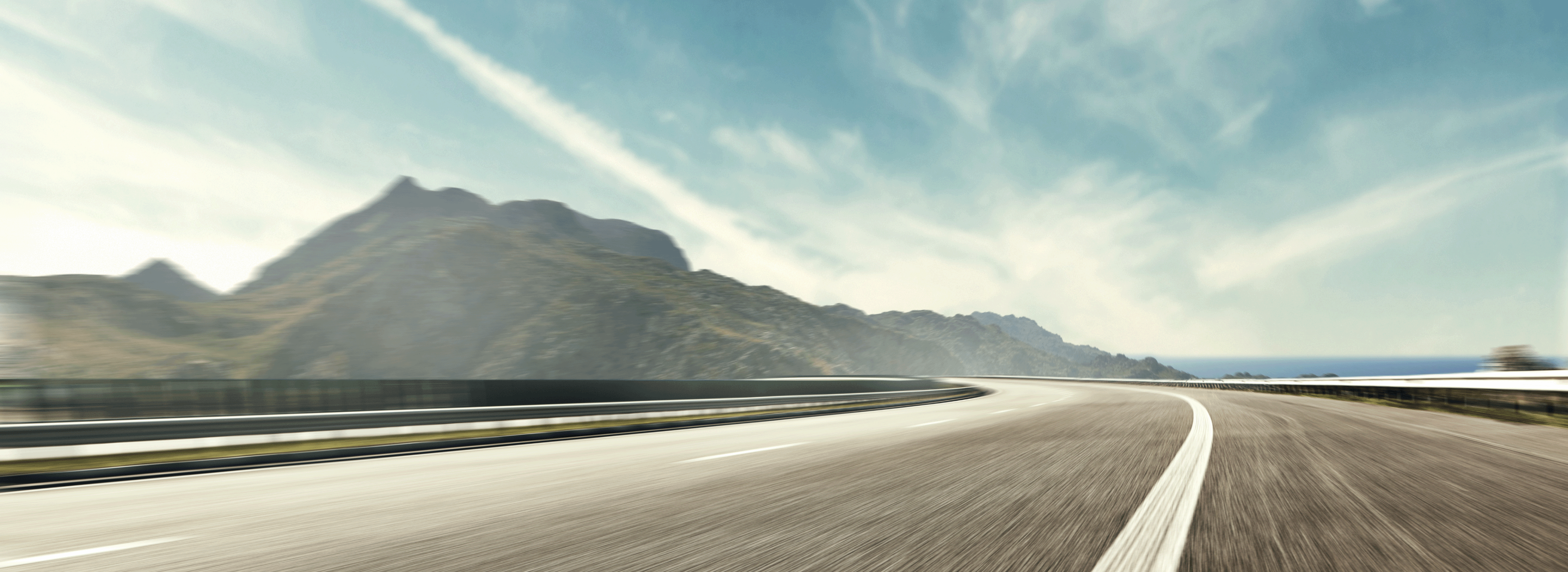 Hero banner for Bosch Motorsport Australia case study showing a dynamic road scene symbolising speed and performance, with text highlighting the website’s evolution for faster load times, better usability, and enhanced brand presentation