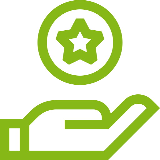 Symbol of a customised eBay template reflecting brand loyalty