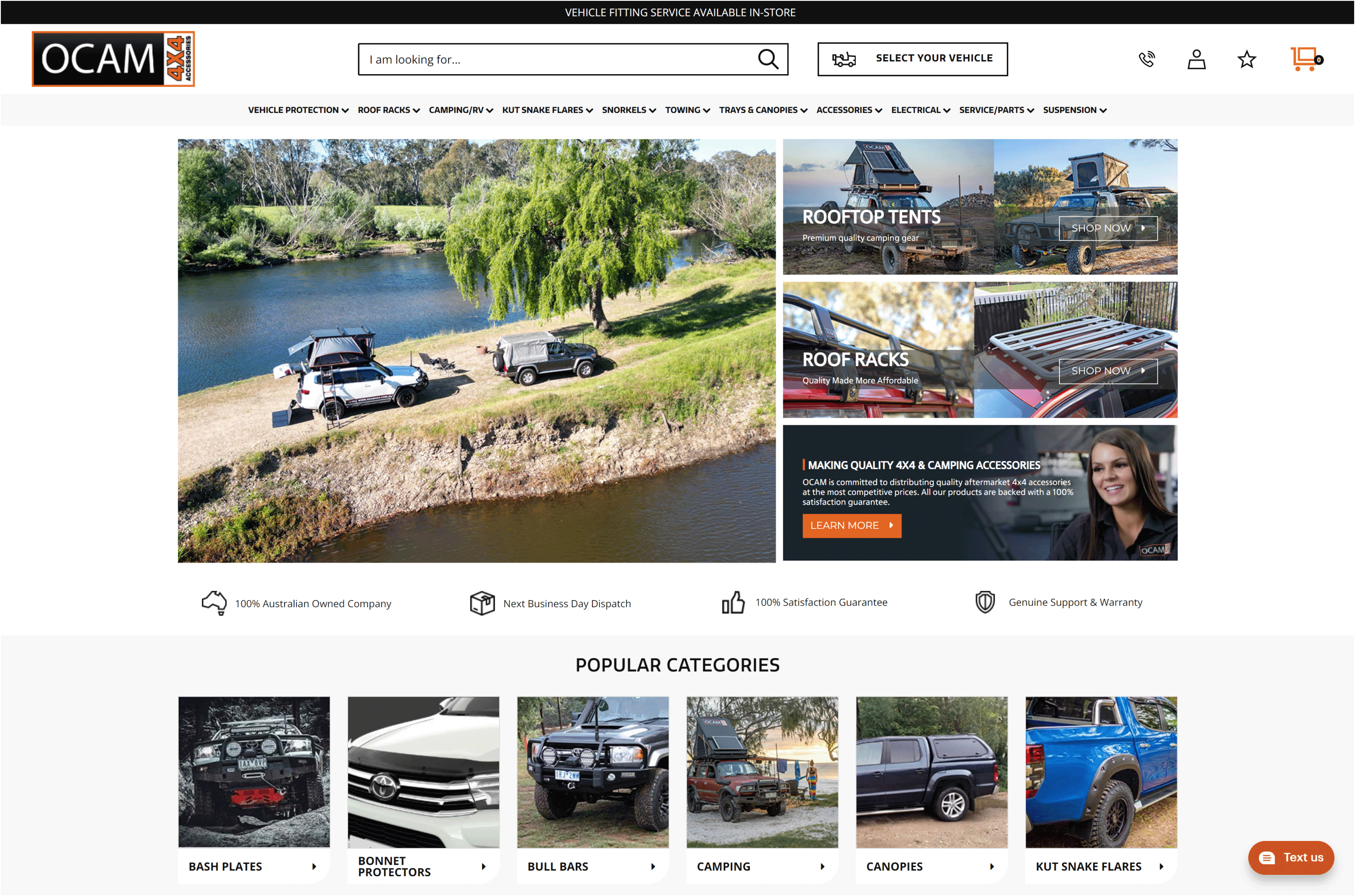 Ocam’s redesigned Neto homepage showcasing a professional, consistent design that reinforces the brand’s credibility and quality reputation