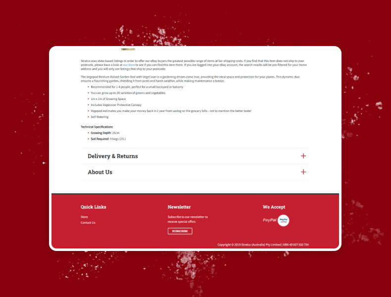 Clearly structured policy and information sections designed for easy scanning