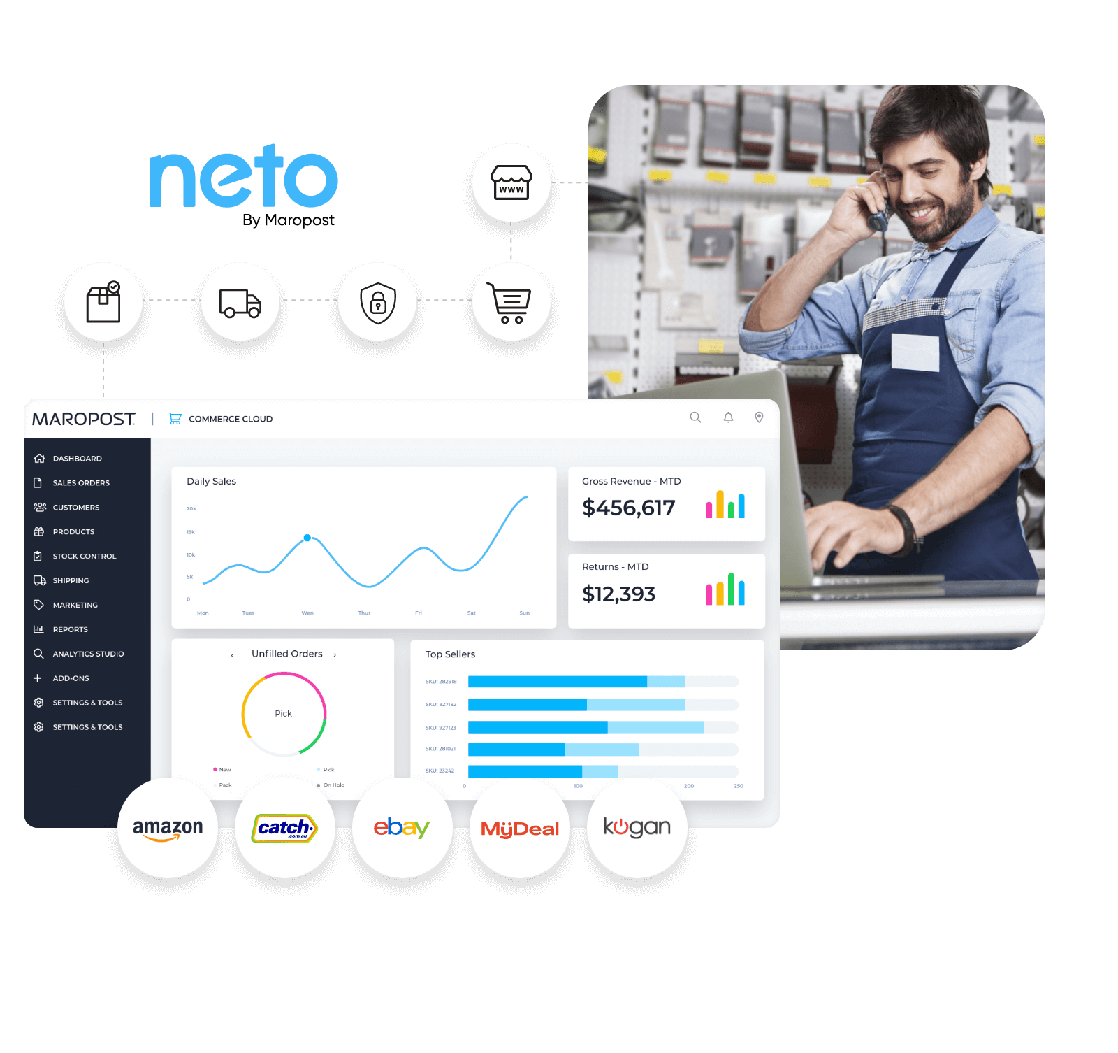 Custom Neto Website Design for eCommerce Conversions