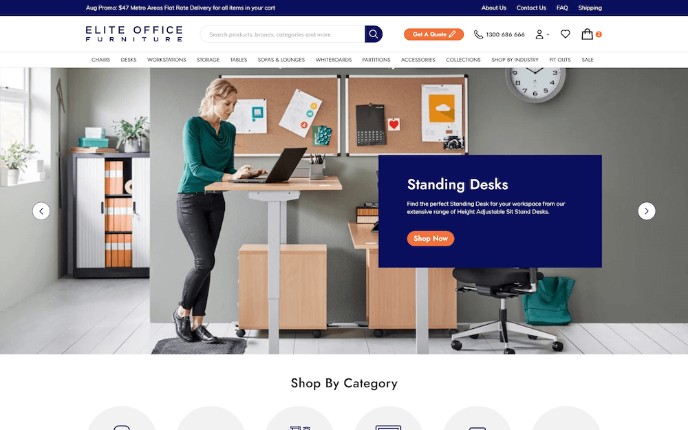 Elite Office Furniture Shopify Plus Agency