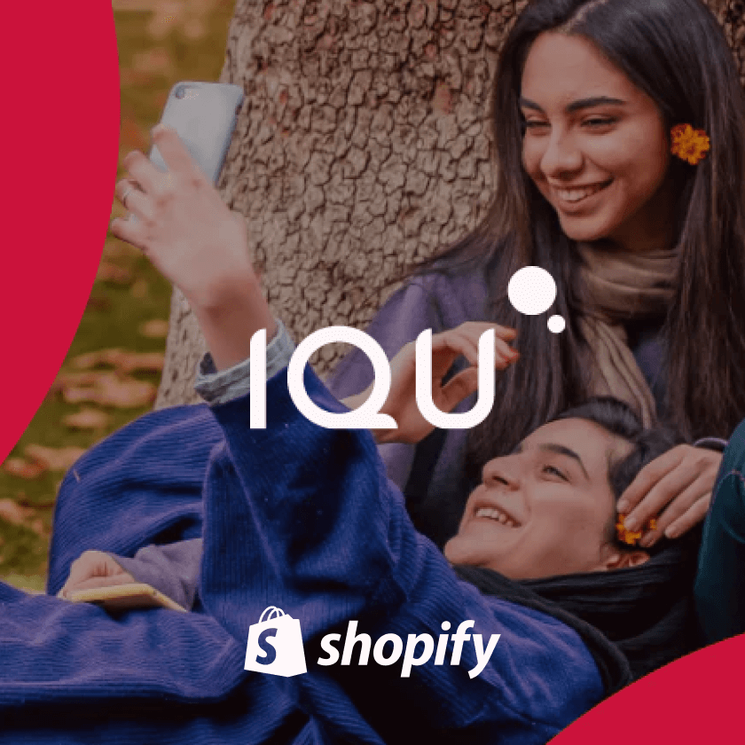 IQU Shopify store design