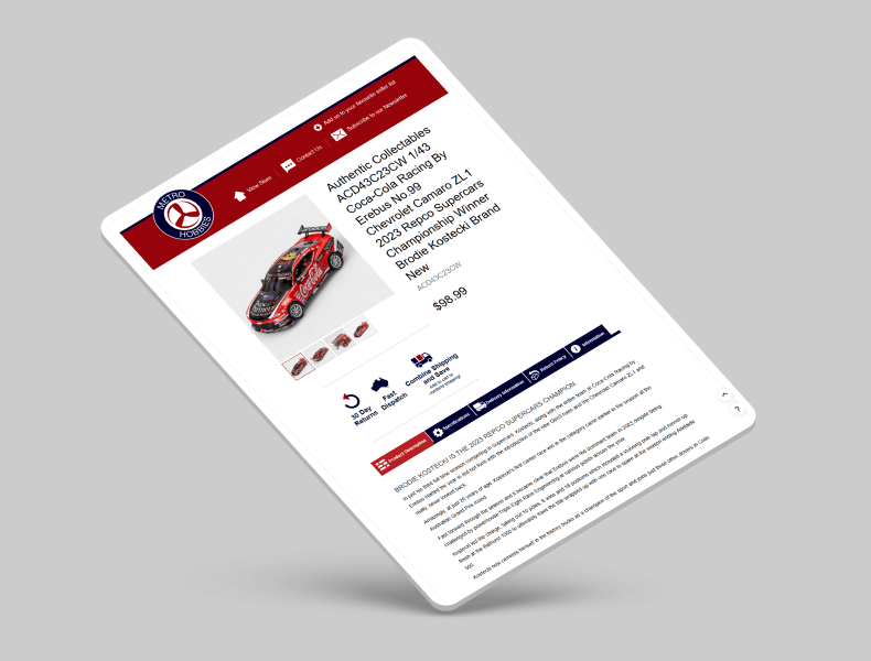 Tablet view showing balanced spacing and readable content across the layout
