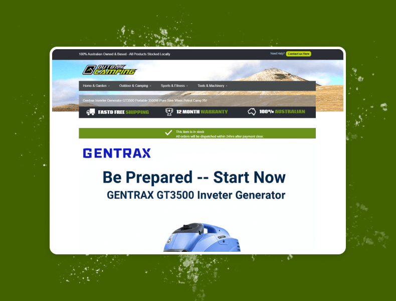 Product image gallery showing multiple angles with clean navigation for quick browsing