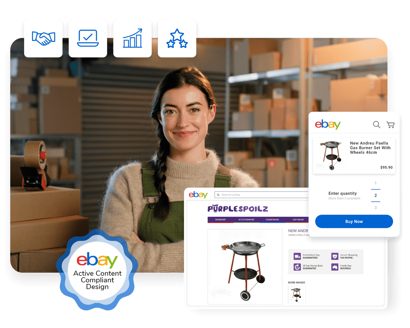 eBay template design service eBay templates by official eBay partner