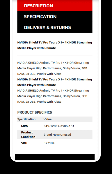 Mobile-friendly policy tabs that keep important store details easy to access