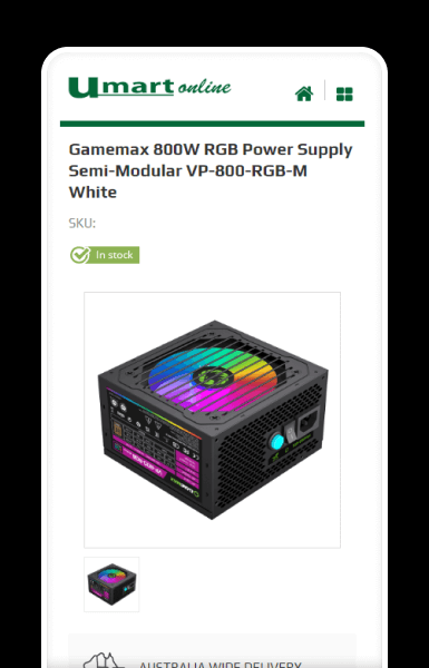 Mobile gallery and highlights optimised for quick scanning